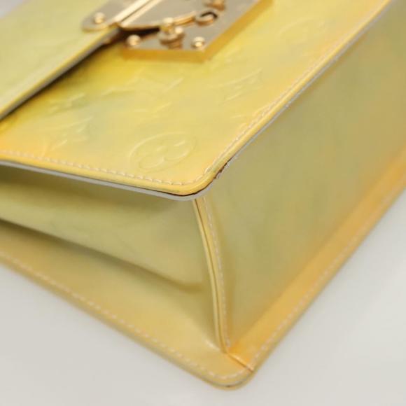 LOUIS VUITTON Monogram Vernis Spring Street Hand Bag Gris M91029 LV Auth gh317 - Picture 14 of 16